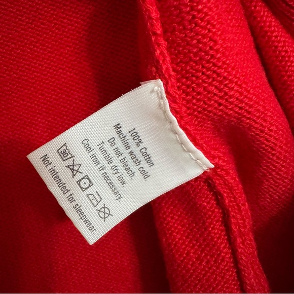 Janie and Jack Red Knit Cardigan Top Size 10 - Picture 5 of 7